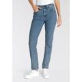 Straight-Jeans LEVI'S "724 High Rise Straight" Gr. 27, Länge 30, blau (middle course) Damen Jeans Gerade