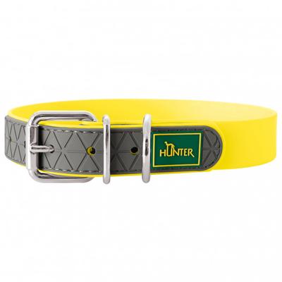 Hunter - Collar Convenience - Hundehalsband Gr Halsumfang 28-36 cm - Breite 2,0 cm gelb Image