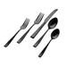 Flagstaff Matte Black 18/0 Stainless Steel 20 Piece Flatware Set, Service For 4