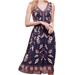 Anthropologie Dresses | Anthropologie Moulinette Soeurs Embroidered Alicante Dress 2p Nwt | Color: Blue | Size: 2p