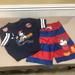 Disney Other | Disney Boys T Shirt (Xl) And Swim Trunks (L) | Color: Blue/Red | Size: Boys L & Xl