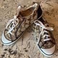 Coach Shoes | Coach "Barrett" Logo C Tennis Shoes Size 9b | Color: Brown/Tan | Size: 9b