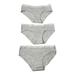Victoria's Secret Intimates & Sleepwear | 3 Pair Victoria's Secret Underwear Panties White Waist Band Grey Brand New Xs | Color: Gray | Size: Os