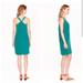J. Crew Dresses | J. Crew Emerald Green Silk Twist Tie Back Dress- | Color: Green | Size: 6
