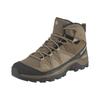 Wanderschuh SALOMON "QUEST ROVE Gore-Tex", Gr. 42,5, beige (beige, braun), Leder, Textil, sportlich, Schuhe, Wasserdicht