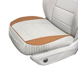 FH Group Ultra Comfort Deluxe Leatherette Seat Cushions Front Set, Bottom Cushion Only in Brown | 1 H x 19.5 W x 20 D in | Wayfair WFFH1205BEIGETAN