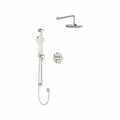 House of Rohl Pressure Balanced Complete Shower System w/ Rough-in Valve in Gray | 3 H x 8.875 W in | Wayfair MOMENTI-TMMRD44LPN-KIT