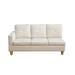 Multi Color Sectional - Harriet Bee Torquay 97" Wide Faux Left Hand Facing Sofa & Chaise w/ Ottoman Faux | 33.5 H x 97 W x 66.5 D in | Wayfair