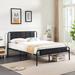 Trent Austin Design® Kempst 3 Pieces Bedroom Set Full/Queen Bed Frame & Nightstand Set Wood/Metal in Black/Brown | 40 H x 62 W x 83 D in | Wayfair