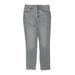 Gap Jeans - Mid/Reg Rise Skinny Leg Denim: Gray Bottoms - Kids Girl's Size 12 - Gray Wash