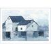 August Grove® Indigo Barns I by Ethan Harper - Picture Frame Painting Paper in White | 36"H x 24"W | Wayfair CB873417FBD1446EB47B7DE6ED770325