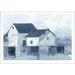 August Grove® Indigo Barns I by Ethan Harper - Picture Frame Painting Paper in White | 24"H x 36"W | Wayfair 07CAF875949B4CA8AD2F603C94965D96