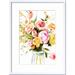 Etta Avenue™ Loose Arrangement I by Victoria Borges - Picture Frame Painting Paper in White | 24"H x 36"W | Wayfair
