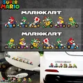 Super Mario Kart Anime Game Luigi Wario Toad Bowser Figure Autocollant corporel étanche Masque à