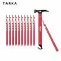 TARKA-Ensemble de Piquets de Tente de Camping Marteaux Légers Piquets de Tente Gadget