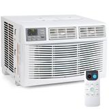 GymChoice Air Conditioner 8 000 BTU Turbo Fast Cooling AC Unit with Remote/App Control Flexible Window Opening Auto-Restart 3 Cooling & Fan Speeds Window Air Conditioner