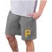 Men's Concepts Sport Charcoal Pittsburgh Pirates Quest Knit Jam Shorts