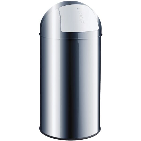 helit Abfalleimer »the dome« Edelstahl 30 Liter silber, 31.9x64.2x31.9 cm