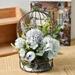 Plant Iron Birdcage Hanging Planter Metal Wire Flower Pot Basket Wrought Iron Plant Stands for Plants Flowers Garden Patio Balcony Outdoor and Indoor DÃ©cor