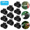 10pcs Garden Expandable Hose Repair Kit EEEkit 3/4 Garden Hose Shut Off Valve Water Shut Off Ball Valve Thread Connector Coupling for Telescopic Water Pipe Water Gun Valve Control