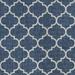 Alise Rugs Colonnade Global Trellis Indoor/Outdoor Area Rug Navy 7 10 x 10 3 8 x 10 Outdoor Indoor Living Room Bedroom Patio Rectangle