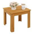 Outdoor Wooden Square Side End Table Patio Coffee Bistro Table