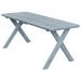 Kunkle Holdings LLC Pine 6 Cross-Leg Picnic Table Gray Stain