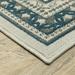 Style Haven Talcot Detailed Border Grey/ Teal Indoor-Outdoor Area Rug 5 3 X 7 3 5 x 8 Outdoor Indoor Bedroom