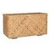 Pottery Pots USA Inc. Pottery Pots Rafi Bamboo Indoor Outdoor Rectangle Planter Natural Finish 15.7 x 31.5 x 16.1