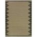 Balta Merieme Art Deco Border Modern Indoor/ Outdoor Area Rug Brown/Black 5 3 x 7 5 x 8