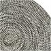 Boatside Multicolor Tweed Round Indoor/Outdoor Reversible Braided Rug (5 Round)