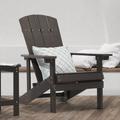 Bonosuki Outdoor HIPS Weather-Resistant Plastic Adirondack Chairs Coffee Brown