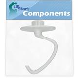 K45DH Dough Hook Replacement for KitchenAid KSM150PSAC0 Mixer - Compatible with WPW10674618 Dough Hook - UpStart Components Brand
