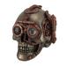 Steampunk Skull With Secret Drawer Trinket Box - 5.5 X 6.5 X 4.5 inches