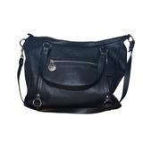 Coach Bags | Coach Alexandra Black Pebble Leather Handbag Purse Tote F17566 | Color: Black/Silver | Size: Os