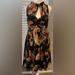 Anthropologie Dresses | Anthropologie, Dress, Anna Sui , Fit And Flare, Sleeveless, Size 2 | Color: Black/Gold | Size: 2