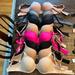 Victoria's Secret Intimates & Sleepwear | 14 32ddd Bras. 11 Victoria Secret, 2 Pink, 1 Natori. | Color: Black/Cream/Green/Pink/White | Size: 32f (3d)