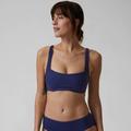 Athleta Swim | Athleta Square Neck Bra Cup Bikini Top Size 32d/Dd Dress Blue | Color: Blue | Size: 32d/Dd