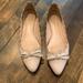 Kate Spade Shoes | Kate Spade Scallop Bow Flats | Color: Cream/Pink | Size: 7.5