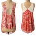 Anthropologie Tops | Anthropologie Tiny Gold Sequin Crochet Strap Babydoll Tank S | Color: Red/White | Size: S