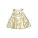 Bonnie Baby Special Occasion Dress - Fit & Flare: Tan Print Skirts & Dresses - Size 3-6 Month