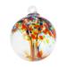 The Holiday Aisle® Royal Glass Ornament Glass in Brown/Green/Red | 9.75 H x 8 W x 8 D in | Wayfair DD9D8BFCDC22463887DC1E8163E382AD