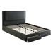 Wildon Home® Ashoka Storage Bed Upholstered/Faux leather in Black | 48 H in | Wayfair 7C799678241C493C93EA1E8D1F03FD27