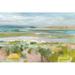 Winston Porter Bay Trail Crop by Danhui Nai - Wrapped Canvas Print Canvas in Blue/Green | 20 H x 30 W x 1.25 D in | Wayfair