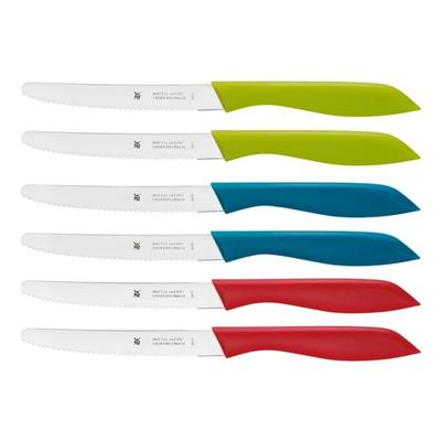 WMF 6-teiliges Vespermesser-Set - Bunt mehrfarbig