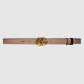 GUCCI GG Marmont Reversible Thin Belt, Size 85