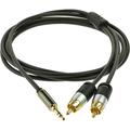 â„¢ 3.5mm Male to 2-Male RCA Adapter (6 Feet) - Step Down Design - (Part# MPC-35-2XRCA-6)
