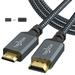 Mini HDMI to HDMI Cable 1FT High-Speed HDMI to Mini HDMI Braided Cord Support 3D 4K/60Hz 1080p 720p