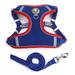 Cat Harness and Leash Set for Walking Cat and Small Dog Harness Soft Mesh Harness Adjustable Cat Vest Harness with Reflective Strap Comfort Fit for Pet Kitten Puppy Rabbit blue Sï¼ŒG95289