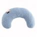 Plush U-Shaped Pillow for Cat Soft Teeth Grinding Cat Plush Thumb Pillow Comfortable for Pets Suitable for All Seasons